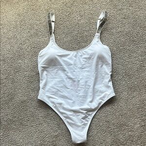 White One Piece Swimsuit